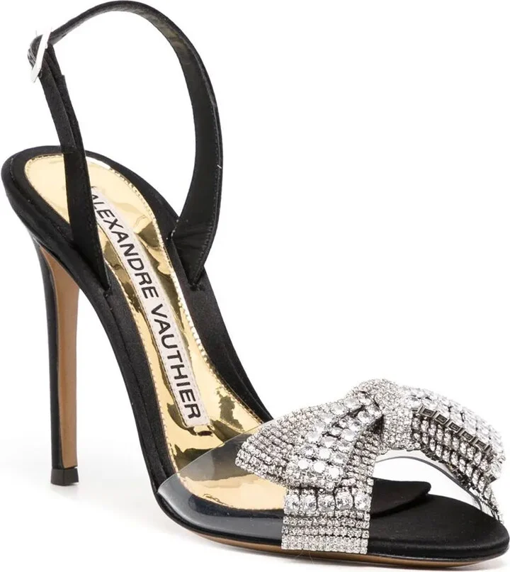 110mm Embellished Bow-Detail Pumps - Image 2