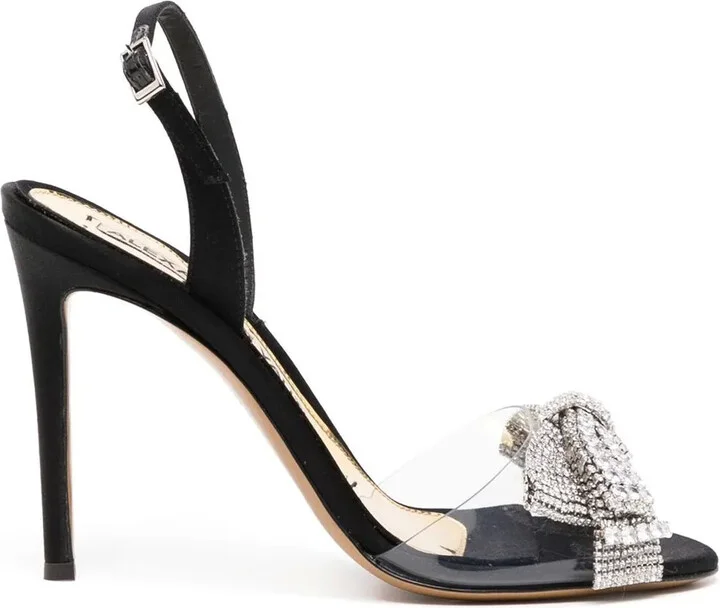 110mm Embellished Bow-Detail Pumps