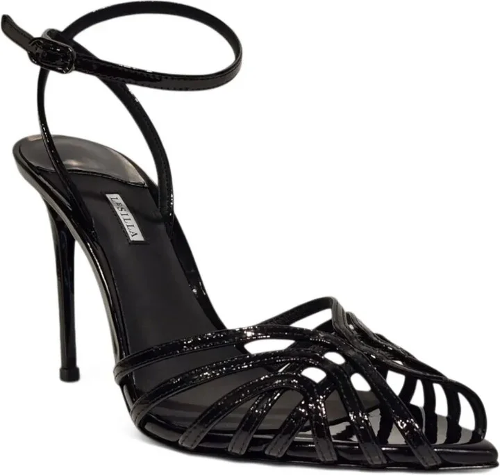 110mm Embrace patent-leather ankle-strap sandals - Image 4