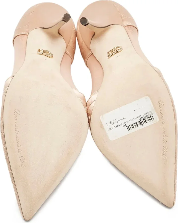 110mm Embroidered Pointed-Toe Pumps - Image 5