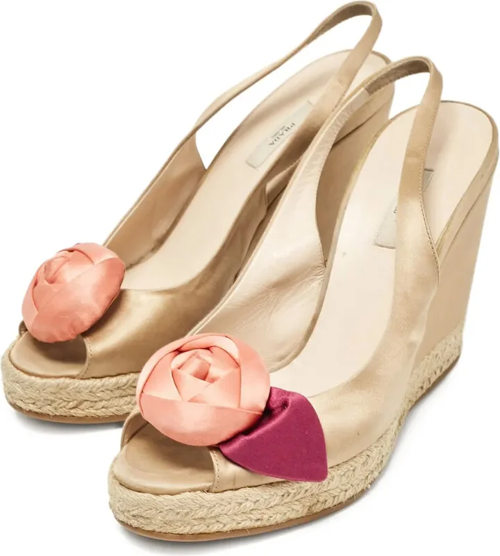110mm Floral-Appliqué Espadrilles - Image 4
