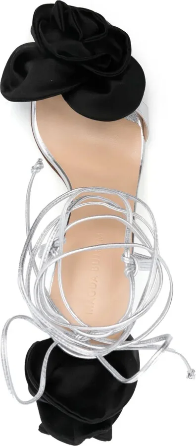 110mm Floral-Appliqué Sandals - Image 4