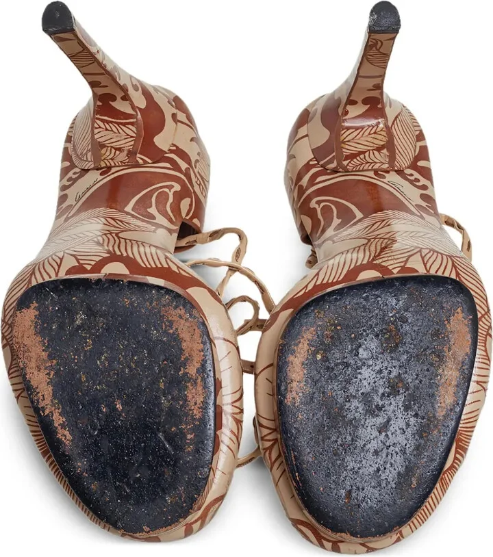 110mm Floral-Print Sandals - Image 5