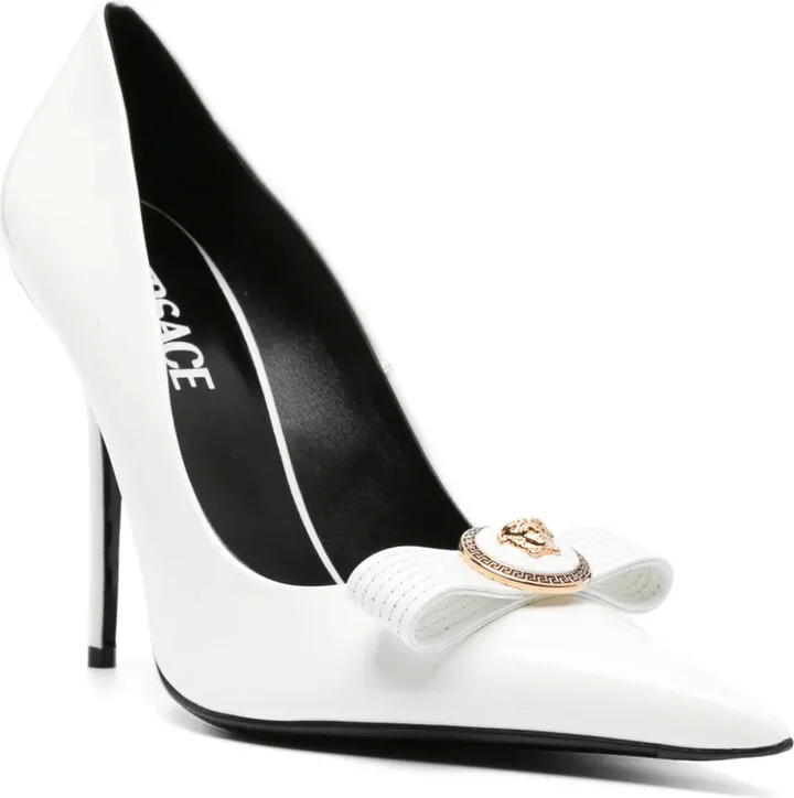 110mm Gianni Ribbon patent pumps - Image 2