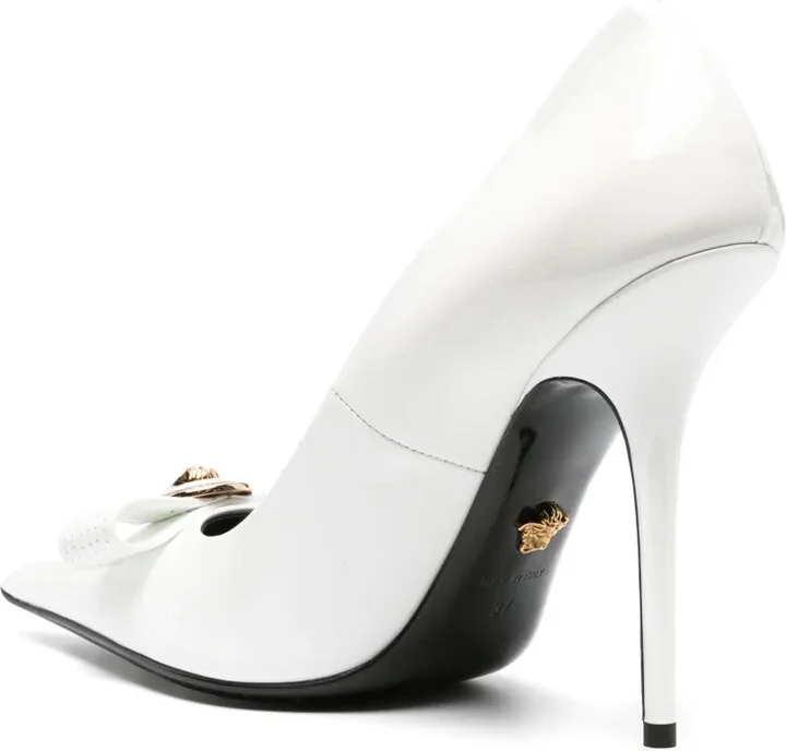 110mm Gianni Ribbon patent pumps - Image 3