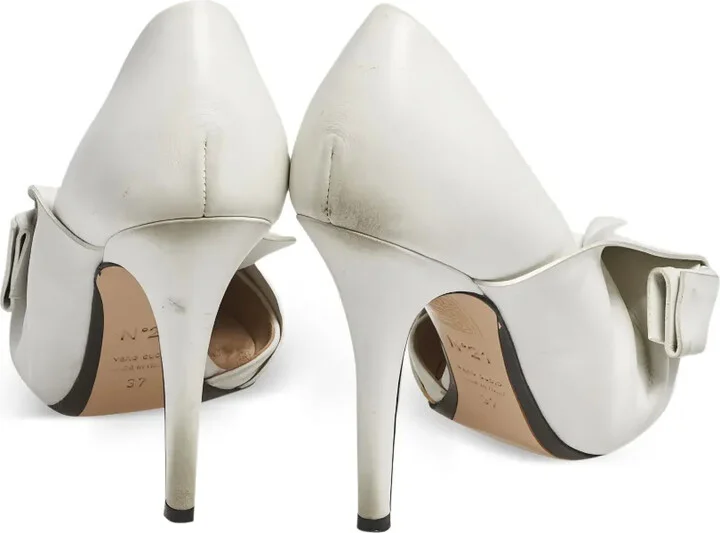 110mm Knotted Leather Pumps - Image 4