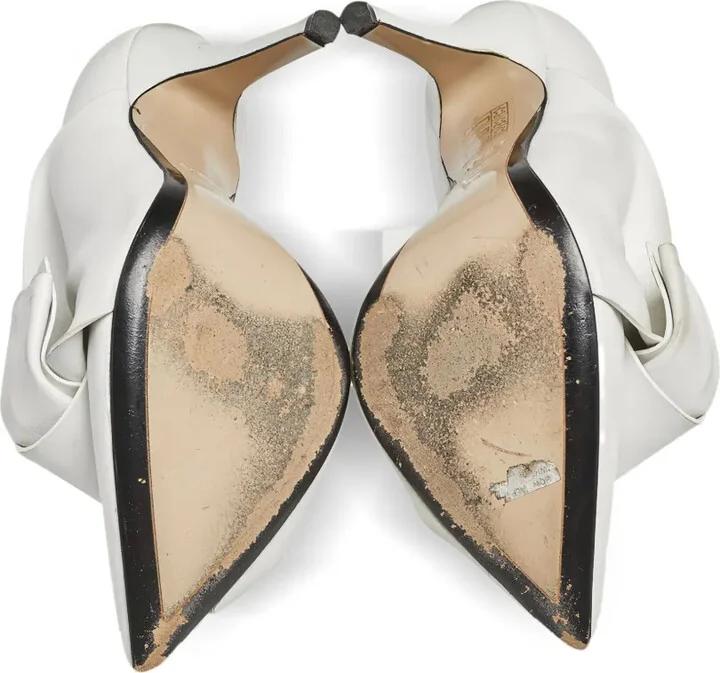 110mm Knotted Leather Pumps - Image 5