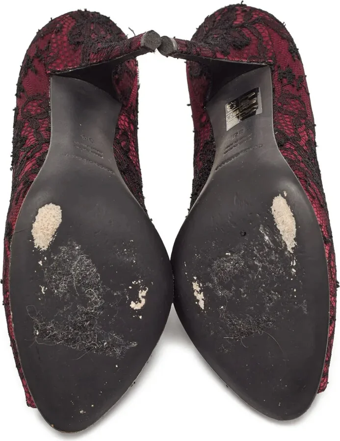 110mm Lace-Embroidered Peep-Toe Pumps - Image 4