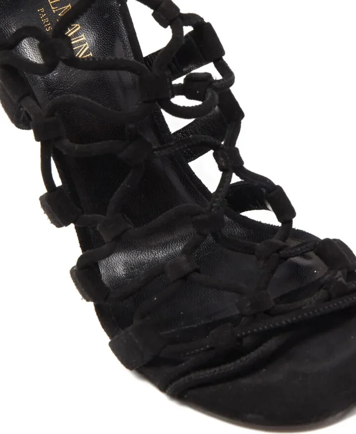 110MM Lace Metal Heel Sandals - Image 5