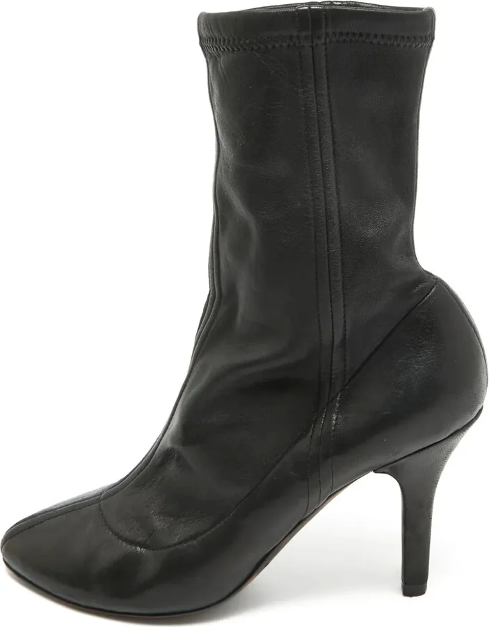 110mm Leather Ankle Boots