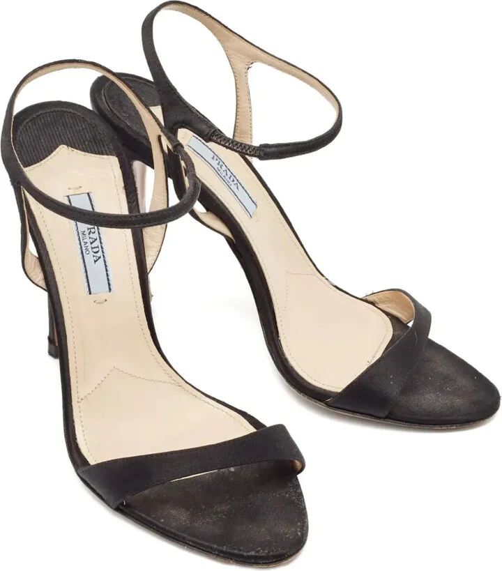 110mm Leather Ankle-Strap Sandals - Image 3
