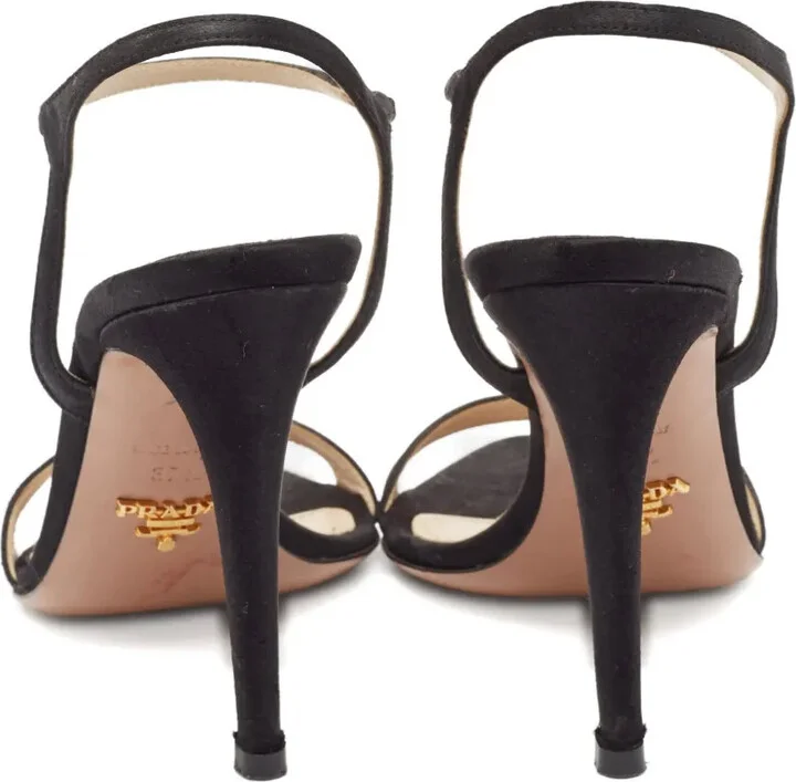 110mm Leather Ankle-Strap Sandals - Image 4