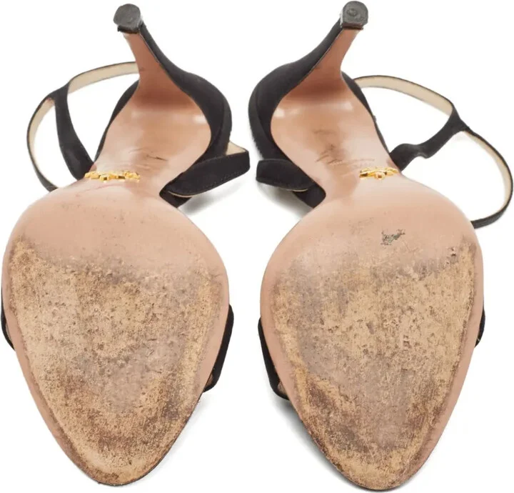 110mm Leather Ankle-Strap Sandals - Image 5