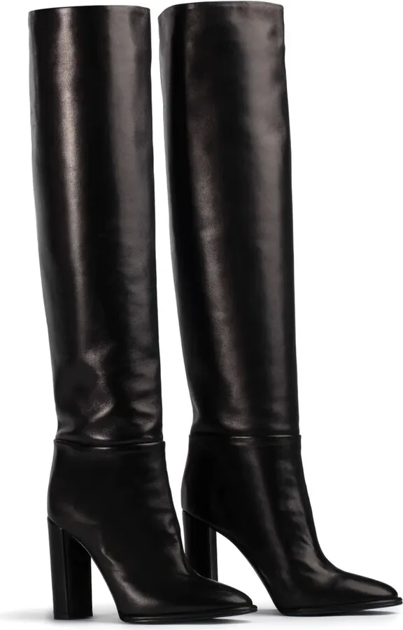 110mm Leather Boots - Image 2