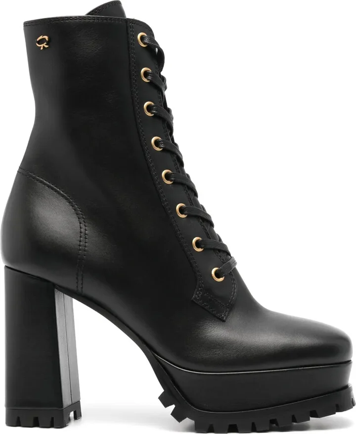 110mm Leather Boots