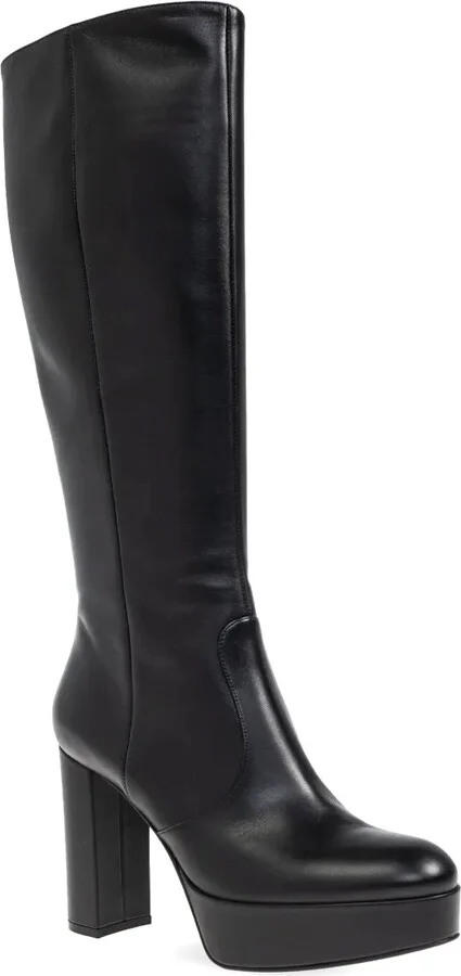 110mm Leather Heeled Boots - Image 2