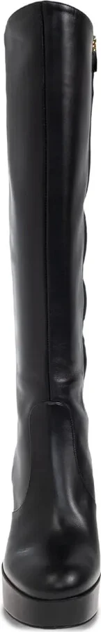 110mm Leather Heeled Boots - Image 4