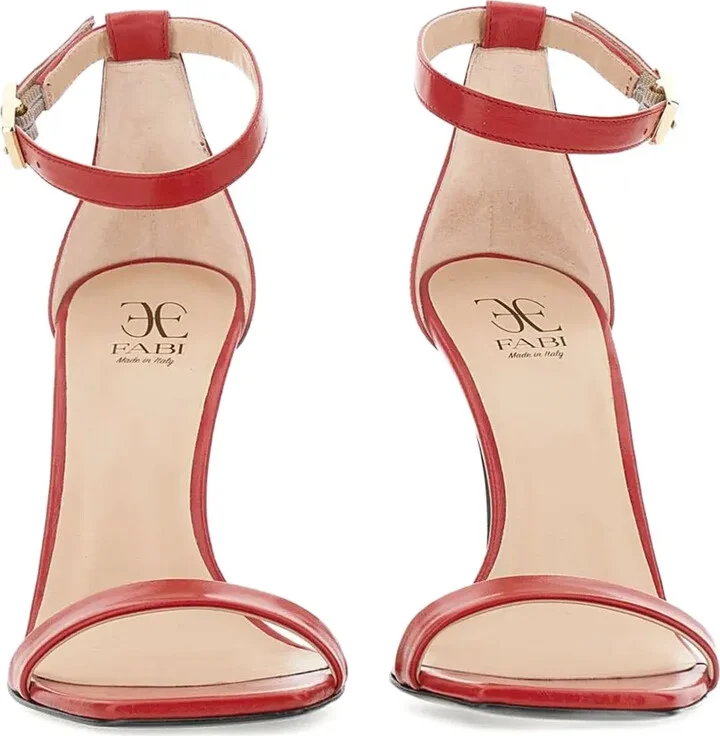 110mm Leather Heeled Pumps - Image 2
