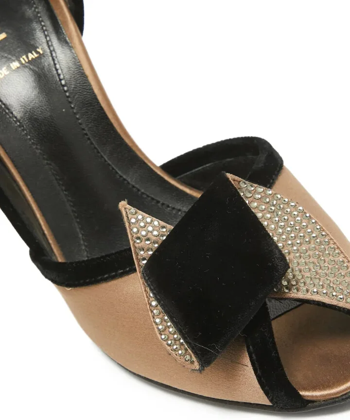 110mm Leather Heeled Pumps - Image 5