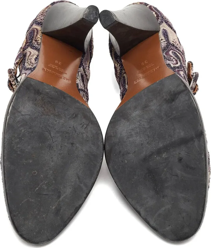 110mm Leather Heeled Pumps - Image 5