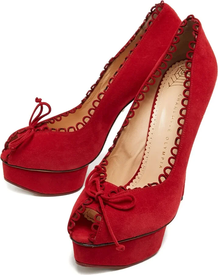110mm Leather Heeled Pumps