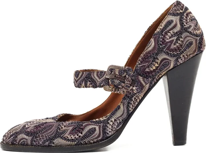110mm Leather Heeled Pumps