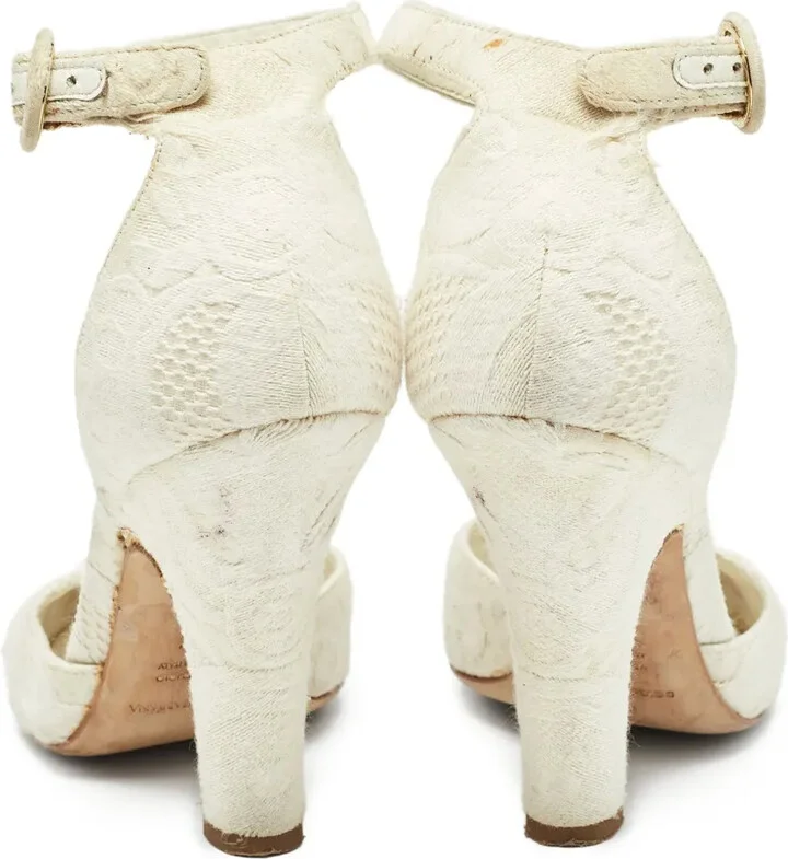 110mm Leather Heeled Sandals - Image 4