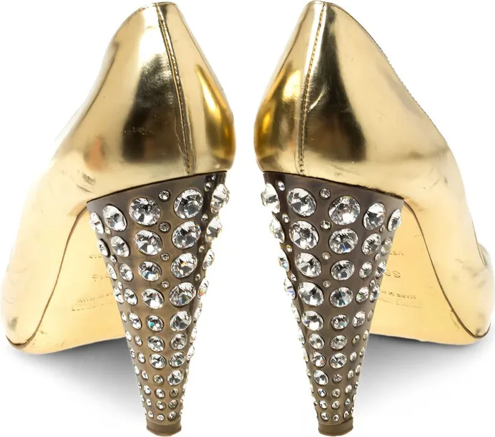 110mm Leather Heeled Sandals - Image 3