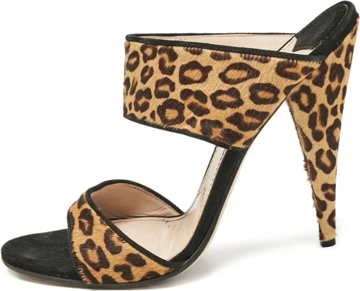 110mm Leather Heeled Sandals