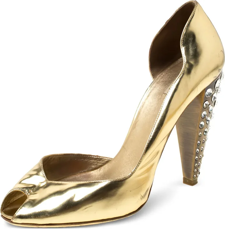 110mm Leather Heeled Sandals