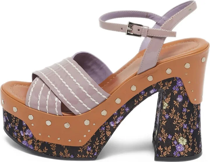 110mm Leather Heeled Sandals