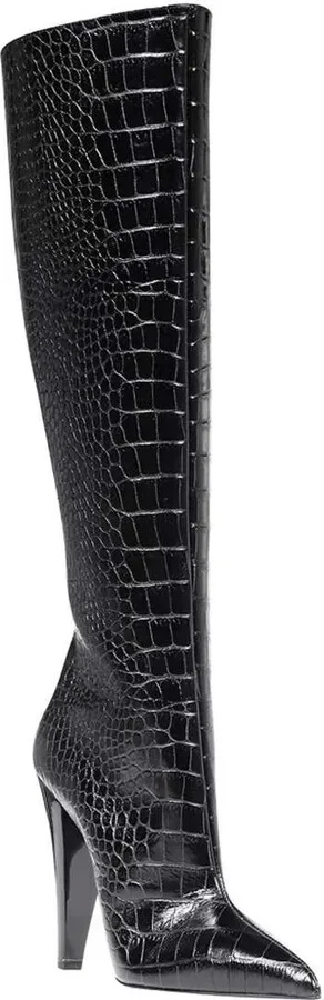 110mm Leather High Boots - Image 2