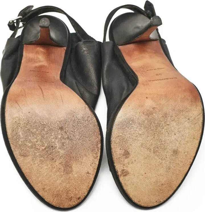 110mm Leather Mules - Image 4