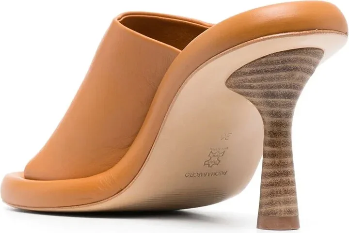 110mm Leather Open-Toe Sandals - Image 3