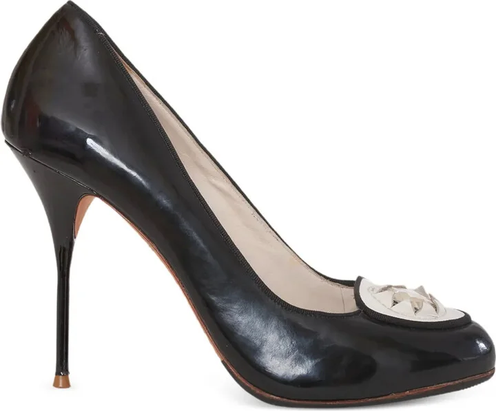 110mm Leather Pumps
