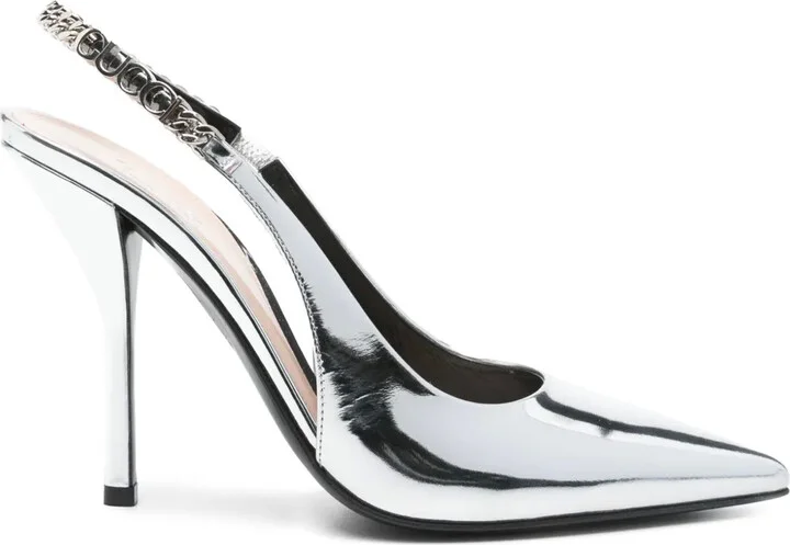 110mm Leather Pumps