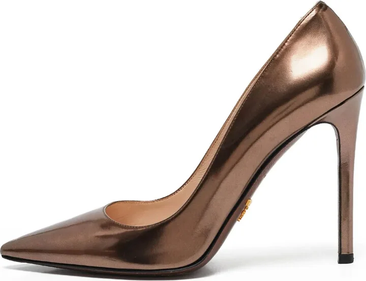 110mm Leather Pumps