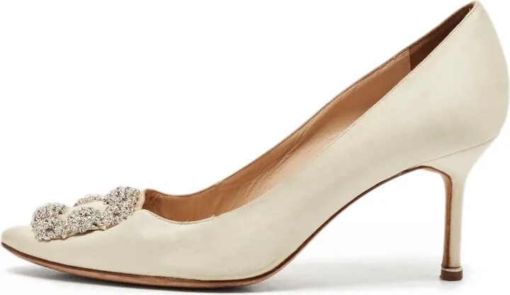 110mm Leather Pumps