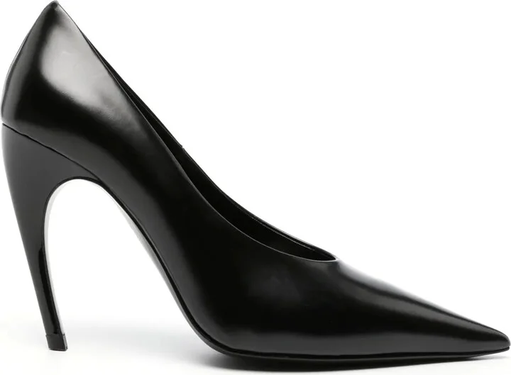 110mm Leather Pumps