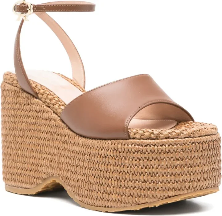 110mm Leather Sandals - Image 2
