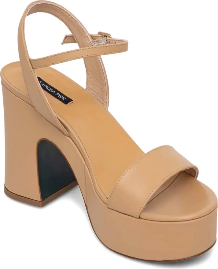 110mm Leather Sandals - Image 2