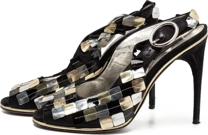 110mm Leather Sandals - Image 2