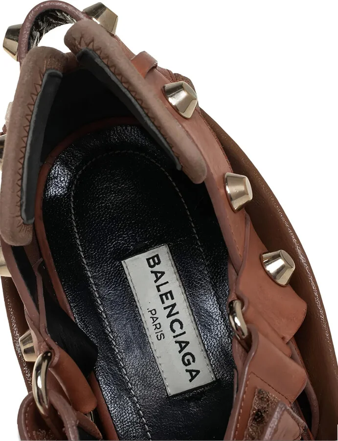 110mm Leather Sandals - Image 5