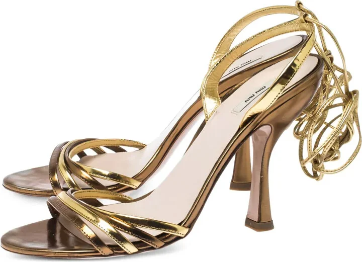 110mm Leather Sandals - Image 5