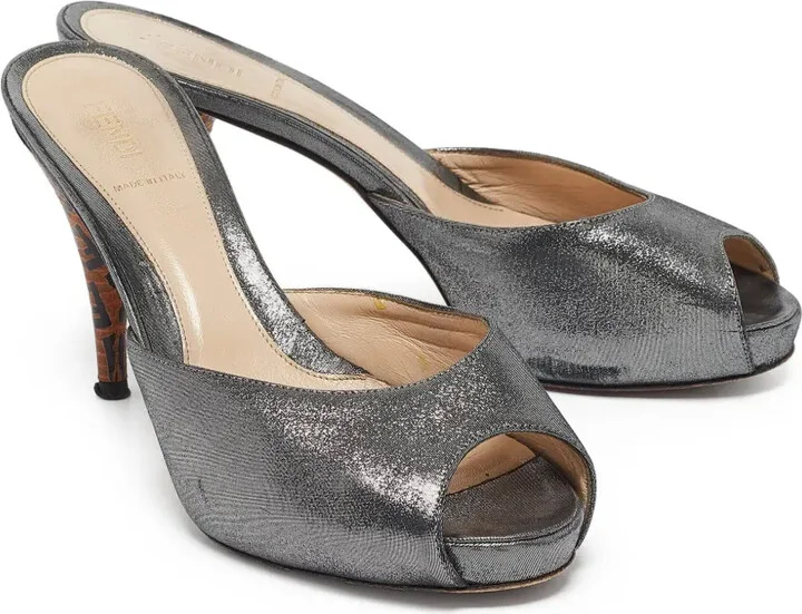 110mm Leather Sandals - Image 2