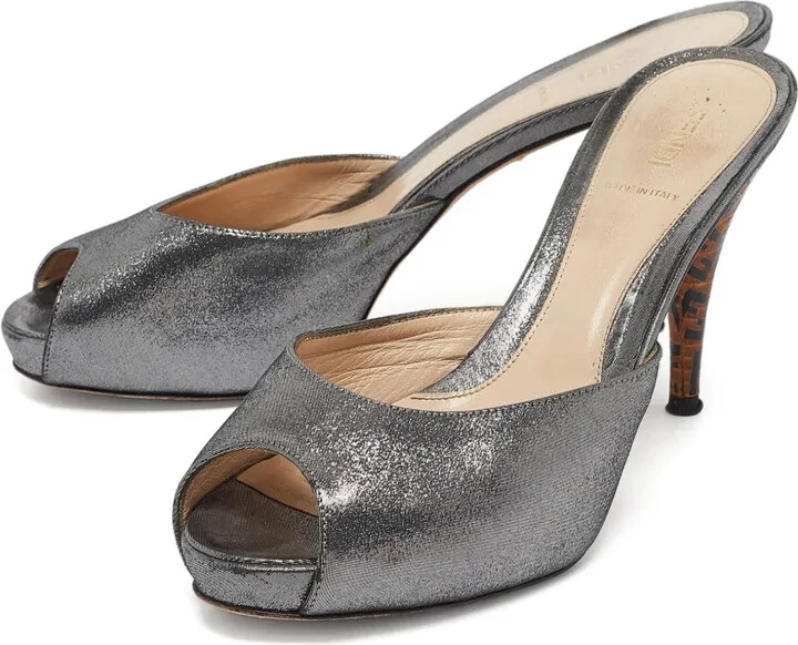 110mm Leather Sandals - Image 4