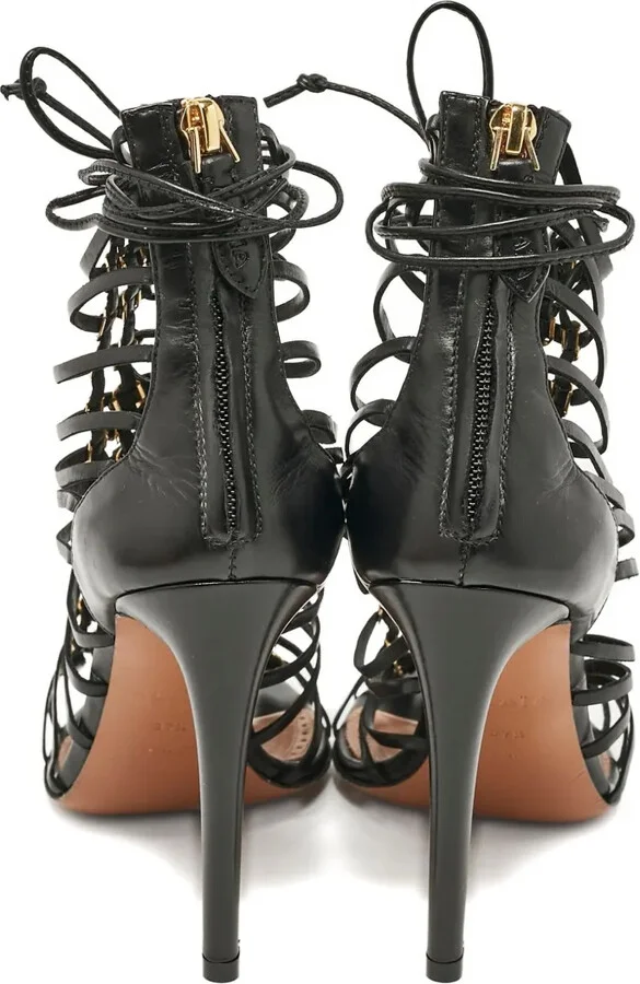 110mm Leather Sandals - Image 3