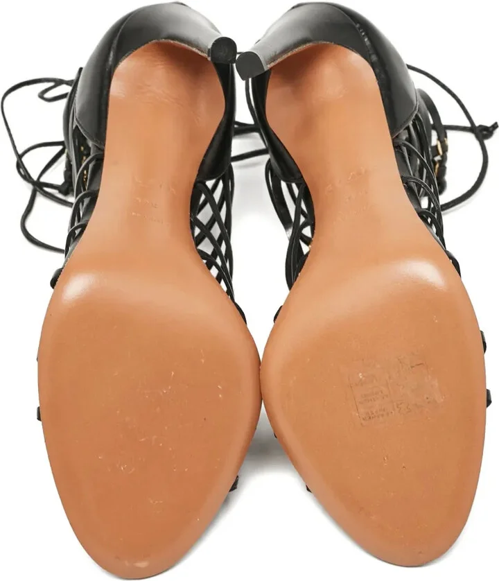 110mm Leather Sandals - Image 4