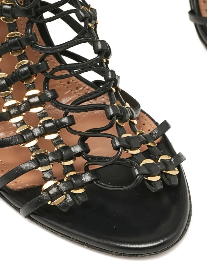 110mm Leather Sandals - Image 5
