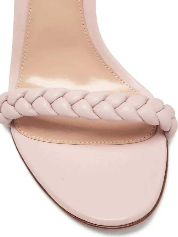 110mm Leomi braided-strap stiletto sandals - Image 5